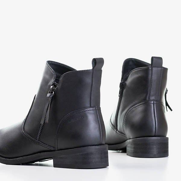 Čierne dámske čižmy a'la Chelsea boots - Obuv