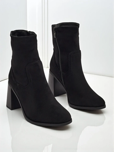 Ženski gležnarji iz eko semiša s peto Rune Fast