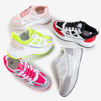 Zelená a biela dámska športová obuv Mendrion - obuv