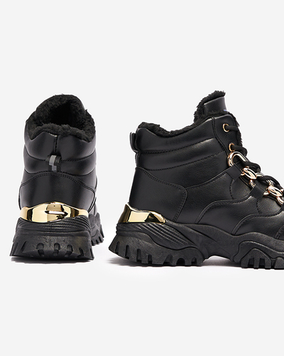 Čierna dámska zateplená športová obuv Nepolle- Obuv