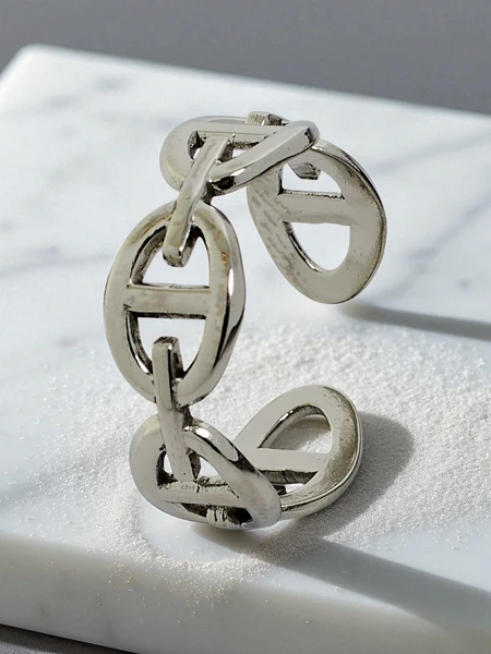 Dolce Vita zapestnica z obročem in okrasnimi obeski