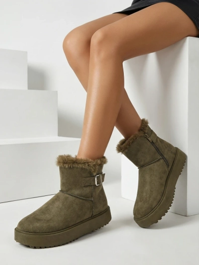 Royalfashion Kratki ženski škornji a'la za sneg Aurelia Classico