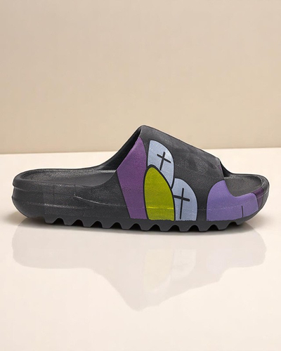 Čierne dámske papuče značky Elmino - Footwear