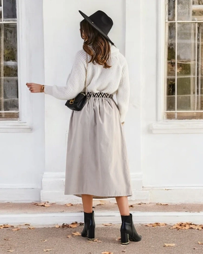 Royalfashion Dámska midi sukňa a'la svojákovina