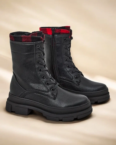 Royalfashion Ekokožené dámske členkové topánky workery Fezze