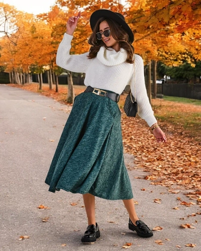 Royalfashion Dámska midi sukňa