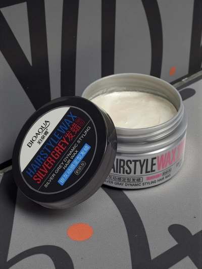 Vosek za stiliziranje las Hairstyle Wax Silver