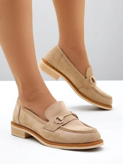 Royalfashion dámske ekologické semišové mokasíny Etolie