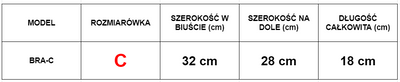 Čierna dámska samonosná podprsenka - spodná bielizeň
