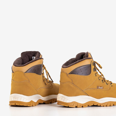 Svetlo hnedé zateplené dámske snehové topánky od Alanar - Footwear