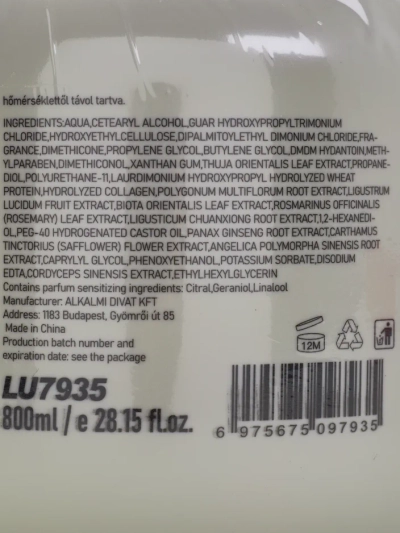 Luxelux maska na vlasy proti vypadávaniu vlasov 800 ml