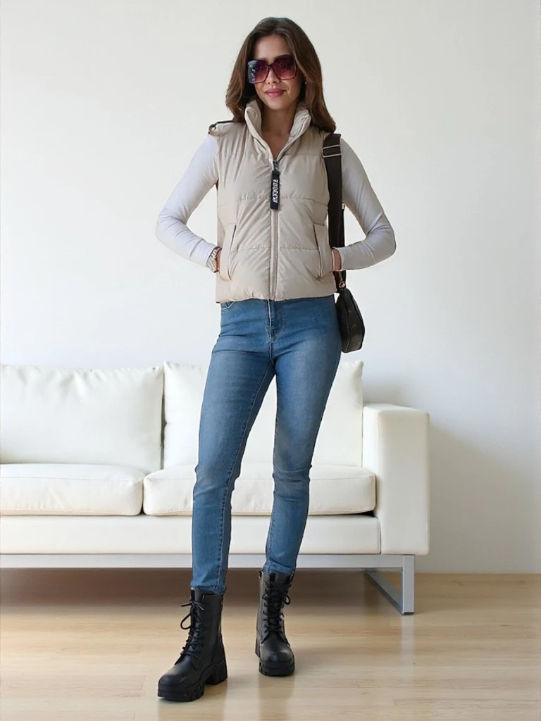 Royalfashion Dámsky krátky vest