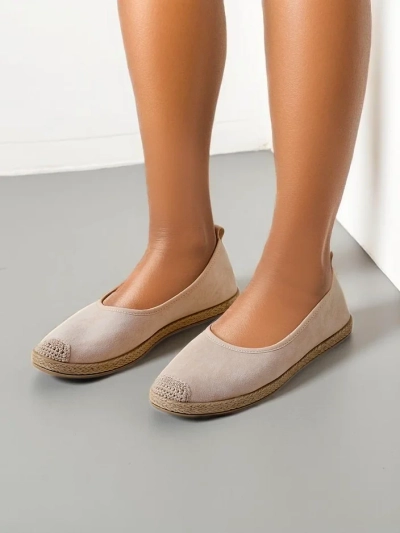 Royalfashion Dámske espadrilky z ekologickej zamše Aroles