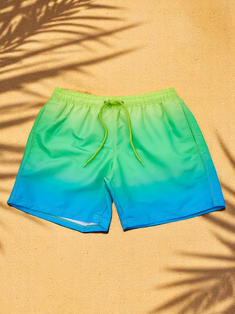 Royalfashion Športne moške kratke ombre hlače z zaščitno mrežico