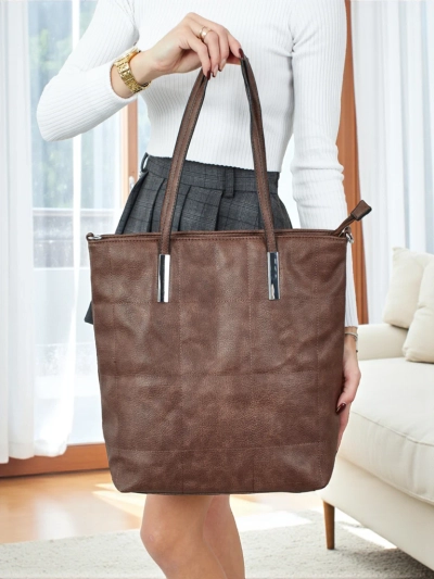 Ženska shopper torbica iz eko usnja Tessira