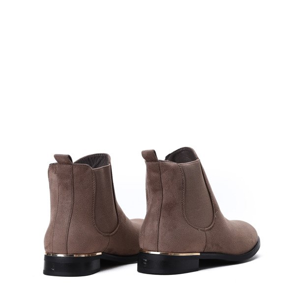 Sztyblety w kolorze khaki Lisa- Obuwie