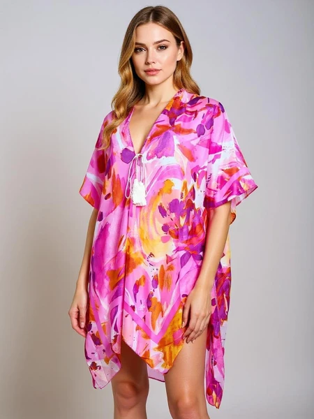 Royalfashion Pareo - Dámska letná plážová tunika so vzormi Wild Coast