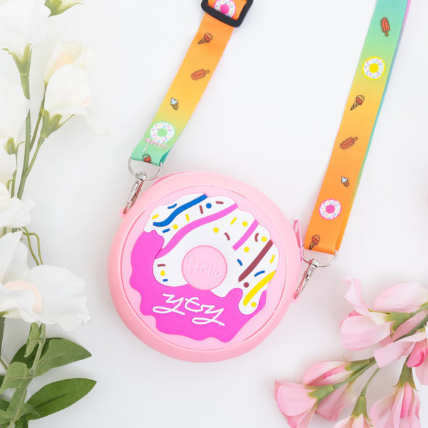 Ružová kabelka s donutom - Kabelky