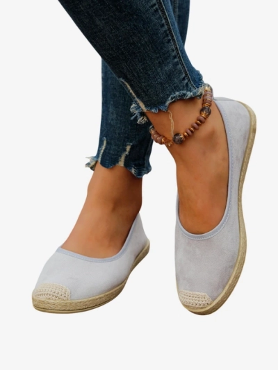 Royalfashion Dámske espadrilky z eco-suedu Aroles