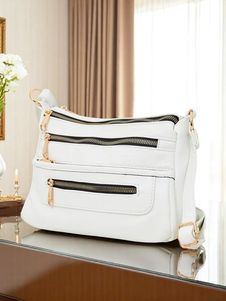 Royalfashion Malá štvorcová kabelka z eko kože Niva Time