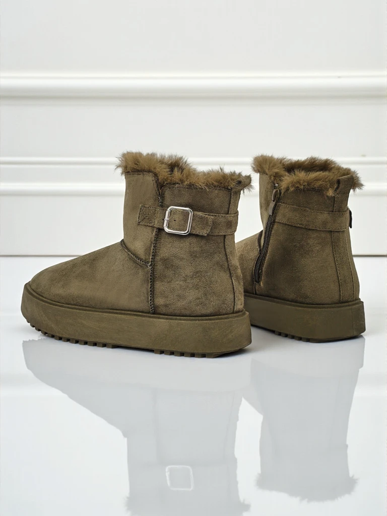 Royalfashion Kratki ženski škornji a'la za sneg Aurelia Classico