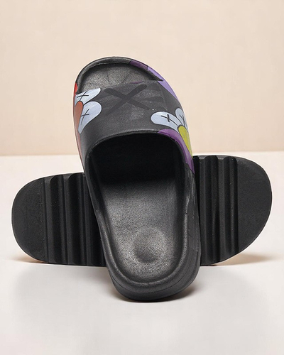 Čierne dámske papuče značky Elmino - Footwear