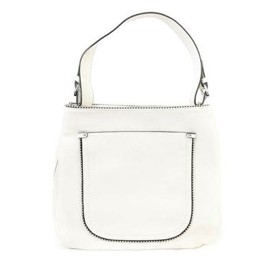 Beżowa torebka na ramię - Torebki