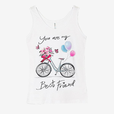 Bílé dámské košile bez rukávů - Oblečení 1