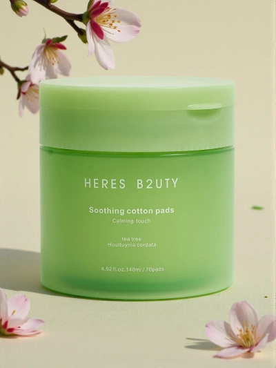 Bombažne blazinice za odstranjevanje ličil - vlažilne, pomirjujoče