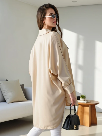 Royalfashion Dlhá dámska oversized košeľa