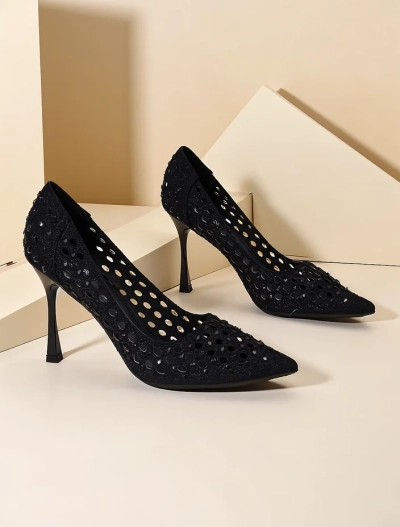 Royalfashion Dámske otvorené stilettos Ecatte