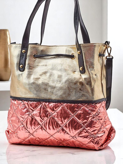 Royalfashion Dámska veľká kabelka Golden Luxe Shopper