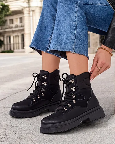 Dámske snehule Royalfashion so šnurovaním Sololi