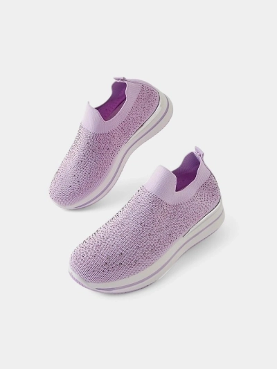 Royalfashion Slip-on dámske športové topánky s kamienkami Adeq