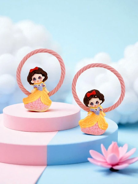 Gumičky do vlasov s motívom princeznej