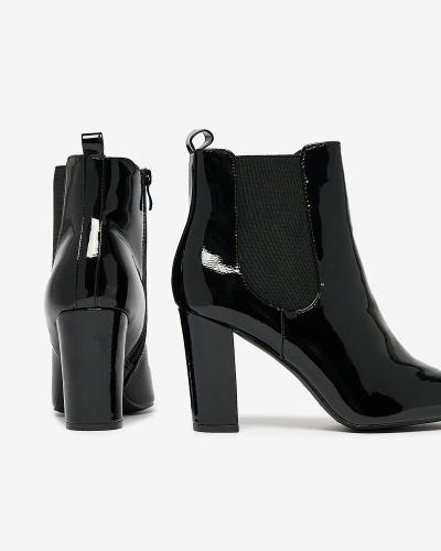 Royalfashion Čierne dámske čižmy Lady Jeny