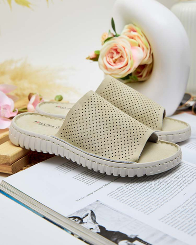 Royalfashion Dámske ažurové žabky Ererra