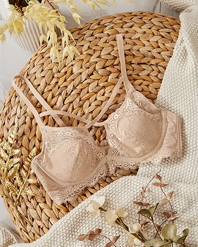 Royalfashion Dámska podprsenka s ozdobnými ramienkami
