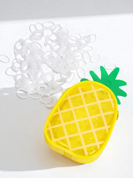 Royalfashion Večbarvne silikonske gumice Ananas