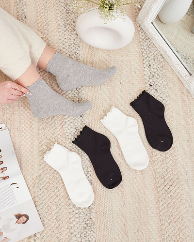 Royalfashion Klasické dámske ponožky 5 ks