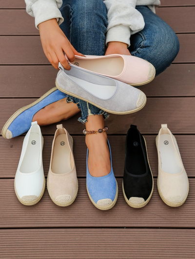 Royalfashion Dámske espadrilky z eco-suedu Aroles