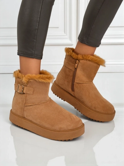 Royalfashion Kratki ženski škornji a'la za sneg Aurelia Classico