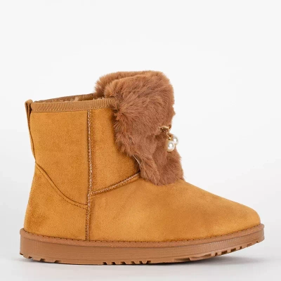OUTLET Dámske ťavie snehule s ozdobným zvrškom Cioni- Shoes