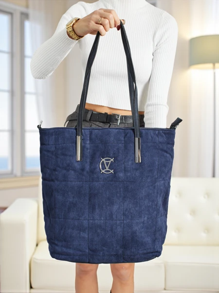 Ženska shopper torbica Caryenne iz eko semiša