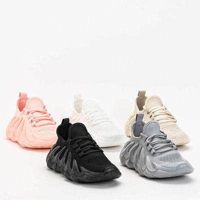 Dámska športová obuv béžovej farby s unikátnou podrážkou Octapiso - Obuv