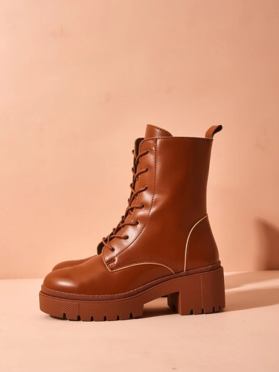 Royalfashion Dámske šnurovacie čižmy Bumalo