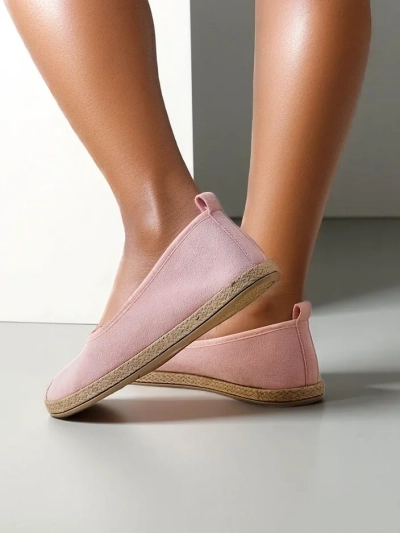 Royalfashion dámske ekologické semišové espadrilky Aroles
