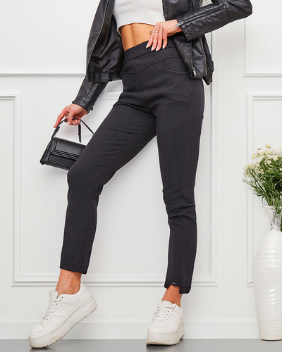 Royalfashion Dámske tegingové nohavice v modrej farbe