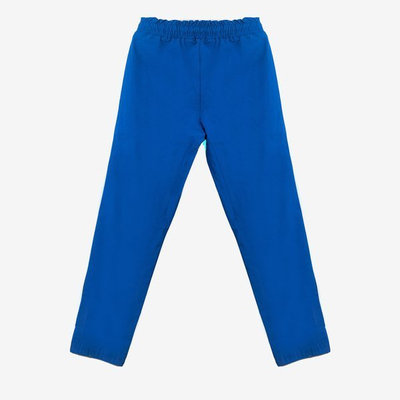 Kobaltové tepláky s pruhy - Oblečení 1