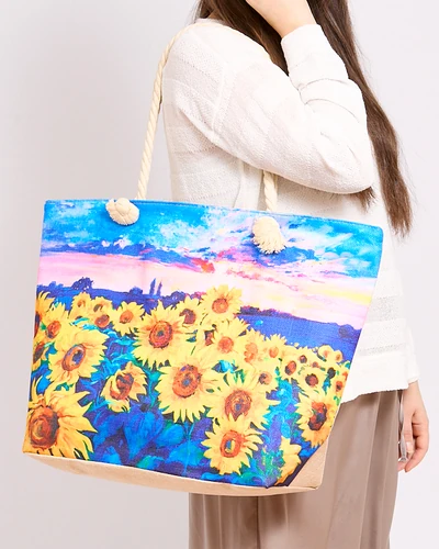 Royalfashion Veľká taška z látky s potlačou